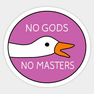 No Gods No Masters Sticker